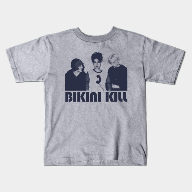 Bikini Kill Call Kids T-Shirt by BackOnTop Project